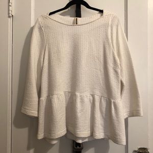 Anthropologie peplum blouse